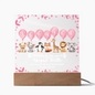 Welcome To The World Baby Girl Balloon Plaque