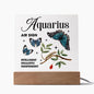 Almost Sold Out - Aquarius - Zodiac Acrylic Plaque