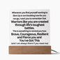 Almost Sold Out - Warriors like you - Acrylic Plaque with Stand