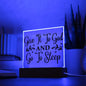 Almost Sold Out - Give it to God - Acrylic Plaque with Stand