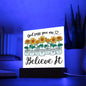 Almost Sold Out - God Says You Are - Acrylic Plaque With Stand