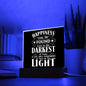 Almost Sold Out - Happiness Can Be Found - Acrylic Plaque With Stand