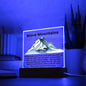 Almost Sold Out - Move Mountains - Acrylic Plaque With Stand