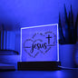 Almost Sold Out -Jesus Protector - Acrylic Plaque with Stand