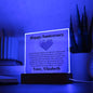 Almost Sold Out - Happy Anniversary To My Husband - Acrylic Plaque With Stand
