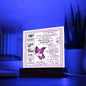 Almost Sold Out - To My Daughter From Mom- Acrylic Plaque With Stand