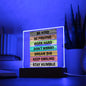 Almost Sold Out - Positive Affirmation To Be - Acrylic Plaque with Stand