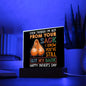 Almost Sold Out - Bonus Dad - Acrylic Plaque with Stand