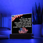 Almost Sold Out - Kneel At The Cross - Acrylic Plaque With Stand