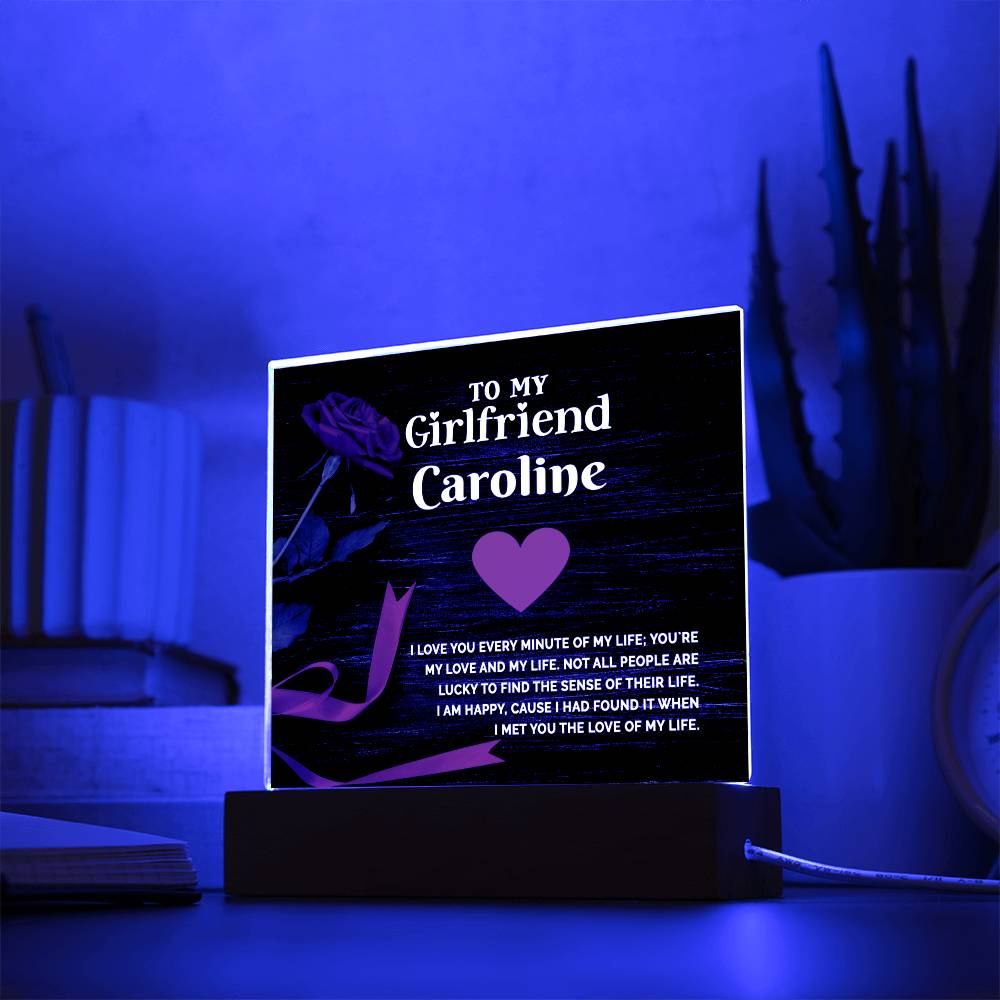 Almost Sold Out - To My Valentine Girlfriend Plaque