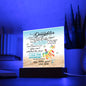 Almost Sold Out - To My Daughter From Mom- Acrylic Plaque With Stand