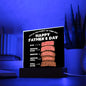 Almost Sold Out - Father Day Steak - Acrylic Plaque with Stand
