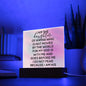 Almost Sold Out - Daughter of the King - Acrylic Plaque with Stand