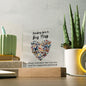 Almost Sold Out - Sending You A Big Hug - Acrylic Plaque with Stand