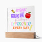 Almost Sold Out - Teacher Making A Difference - Acrylic Plaque with Stand