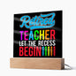 Almost Sold Out - Retired Teacher Gift - Acrylic Plaque with Stand
