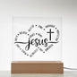 Almost Sold Out -Jesus Protector - Acrylic Plaque with Stand