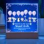 Welcome To The World Baby Girl Balloon Plaque