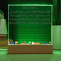 Almost Sold Out - Ayatul Kursi with English Translation- Acrylic Square Plaque