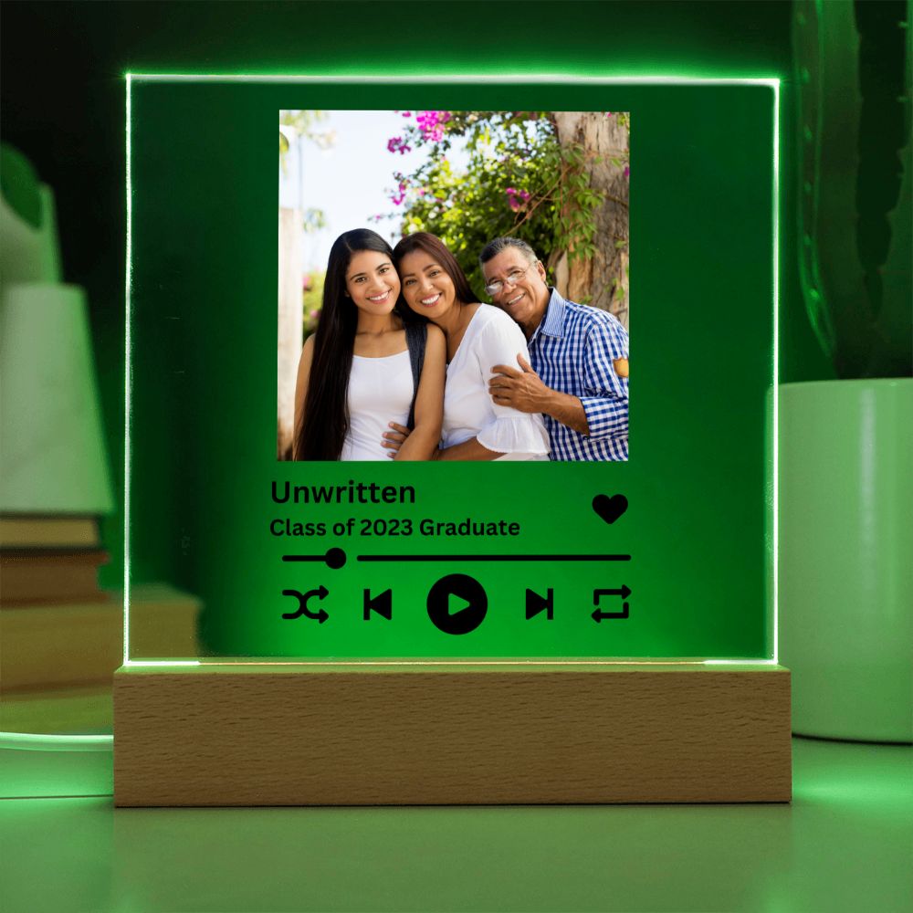 Personalized Class of 2023 Music Acrylic Plaque