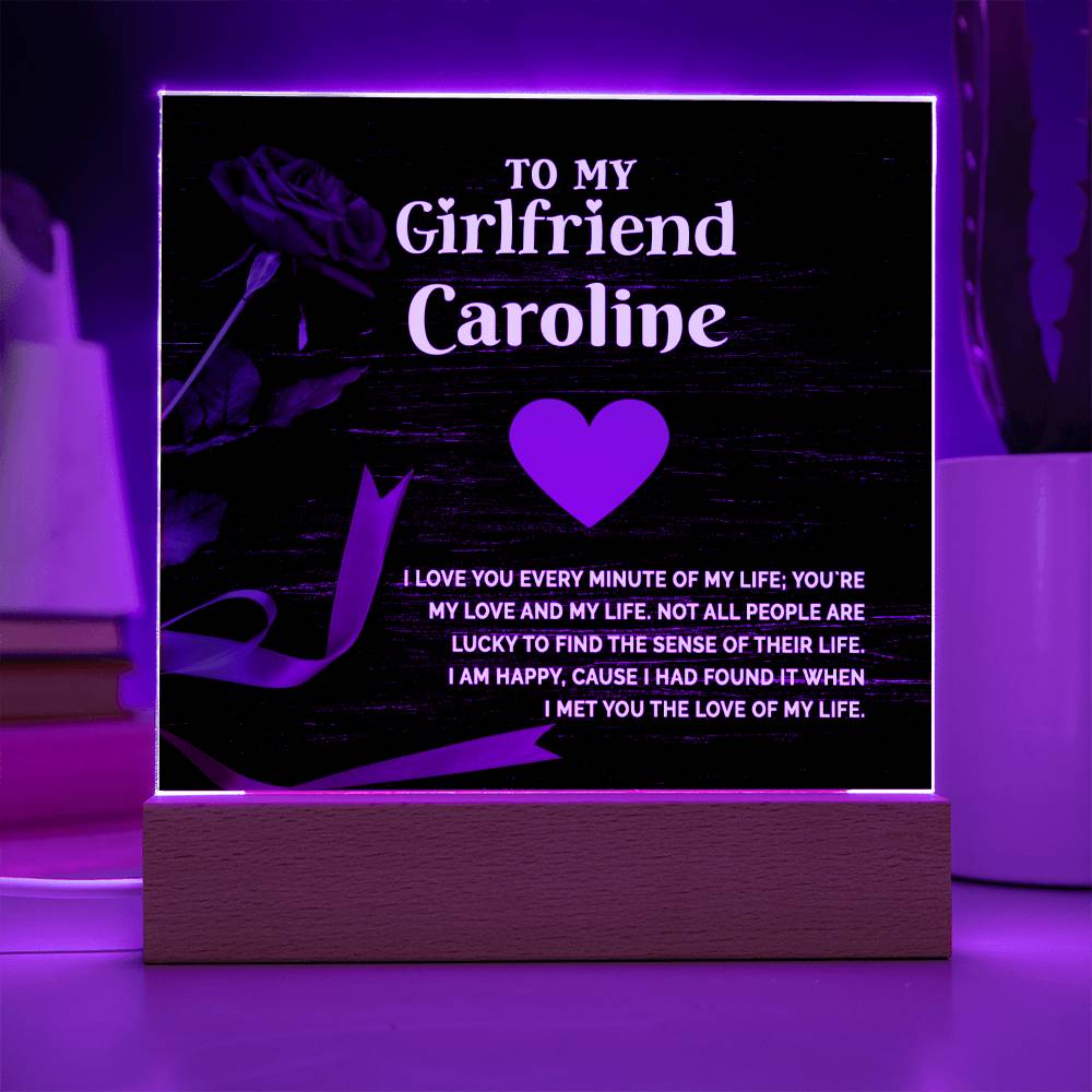 Almost Sold Out - To My Valentine Girlfriend Plaque