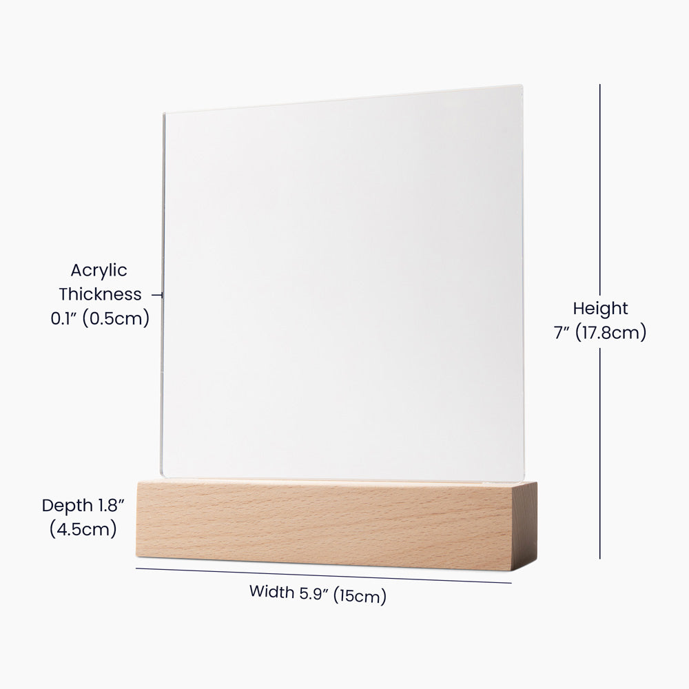 Best Mom Award Acrylic Plaque with Stand