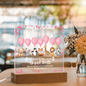 Welcome To The World Baby Girl Balloon Plaque