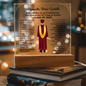 Spanish Male Graduation Printed Square Acrylic Plaque