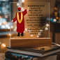 Male Graduation Printed Square Acrylic Plaque