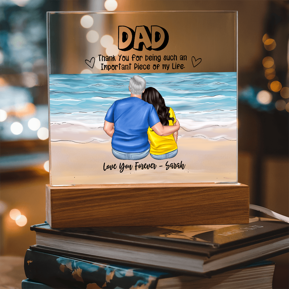Dad You Are An Important Piece - Acrylic Square Plaque
