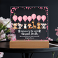 Welcome To The World Baby Girl Balloon Plaque