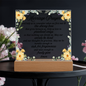 Marriage Prayer Printed Circle Acrylic Plaque
