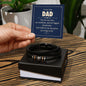 Almost Sold Out - Dad Leather Bracelet - You are my Rock