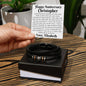 Almost Sold Out - Anniversary Gift for Husband - Leather Bracelet