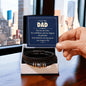 Almost Sold Out - Dad Leather Bracelet - You are my Rock