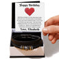 Almost Sold Out - Personalized Birthday Gift For Husband - Leather Bracelet