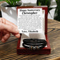 Almost Sold Out - Anniversary Gift for Husband - Leather Bracelet