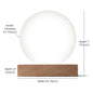Personalized Unicorn Name Circle Printed Acrylic Plaque