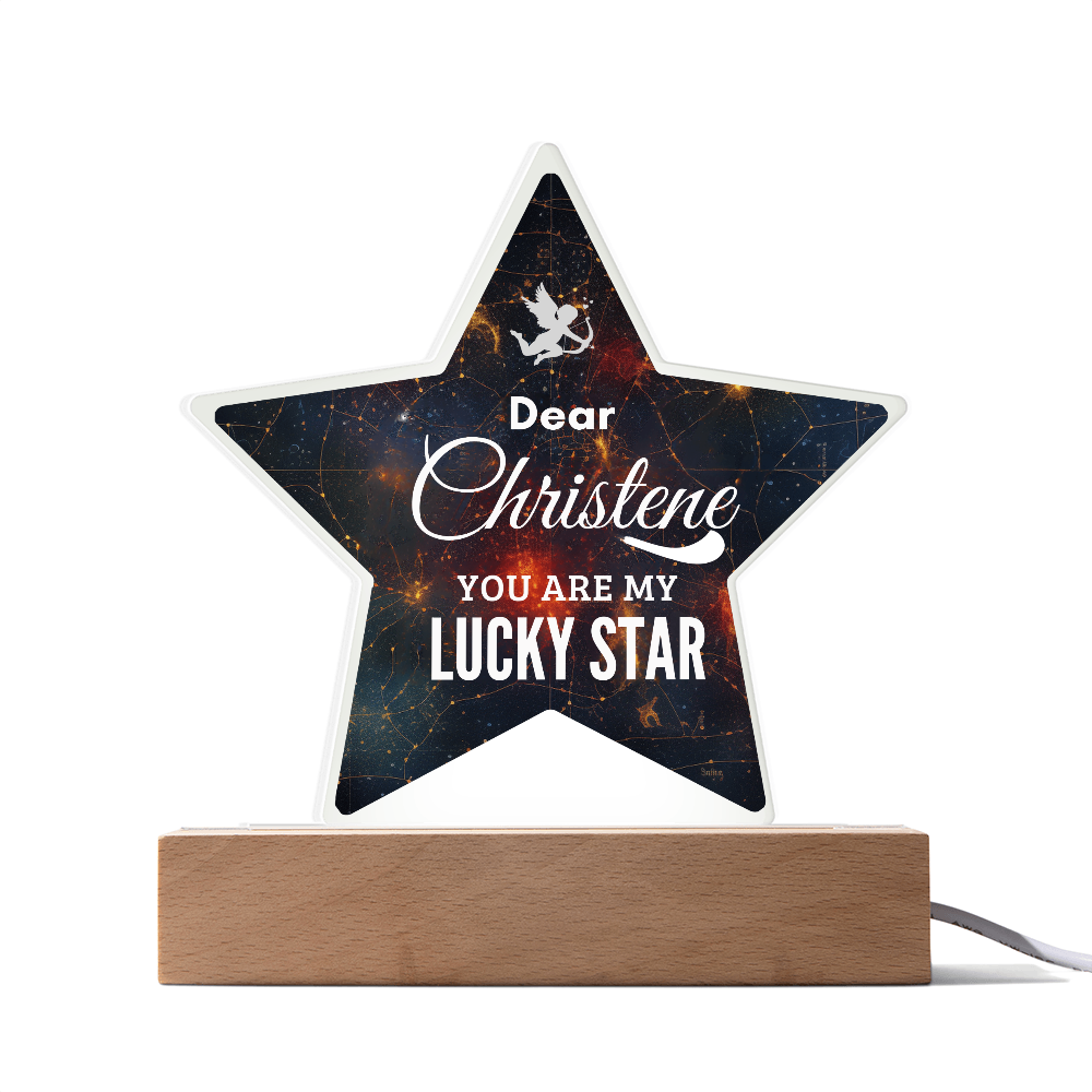 Daughter You Are My Lucky Star Acrylic Plaque