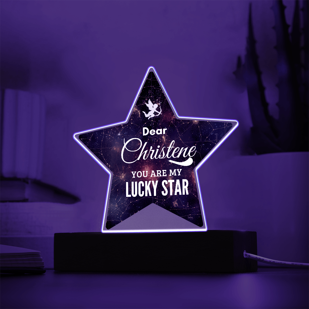 Daughter You Are My Lucky Star Acrylic Plaque