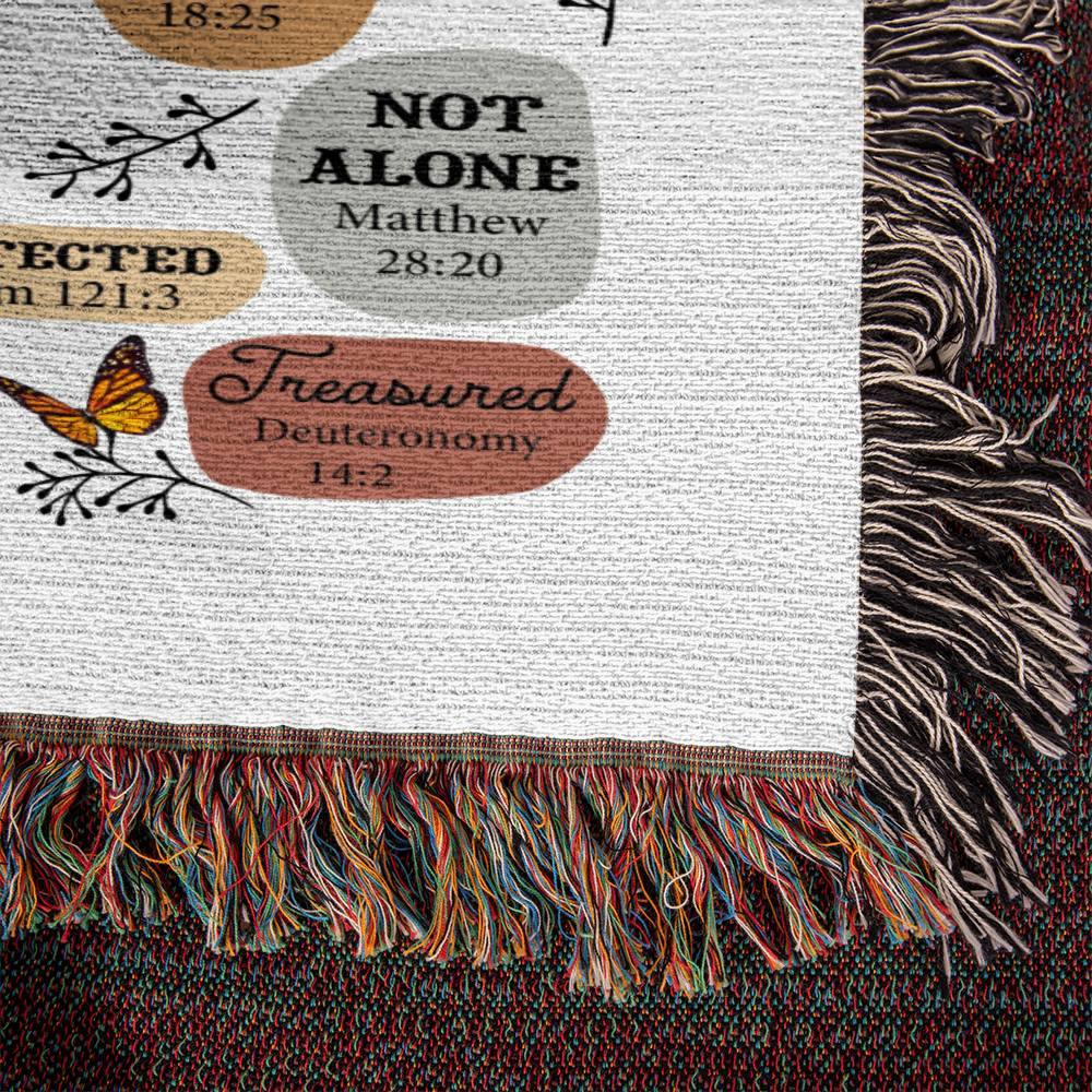 Already Sold Out - God Says I Am Heirloom Woven Blanket