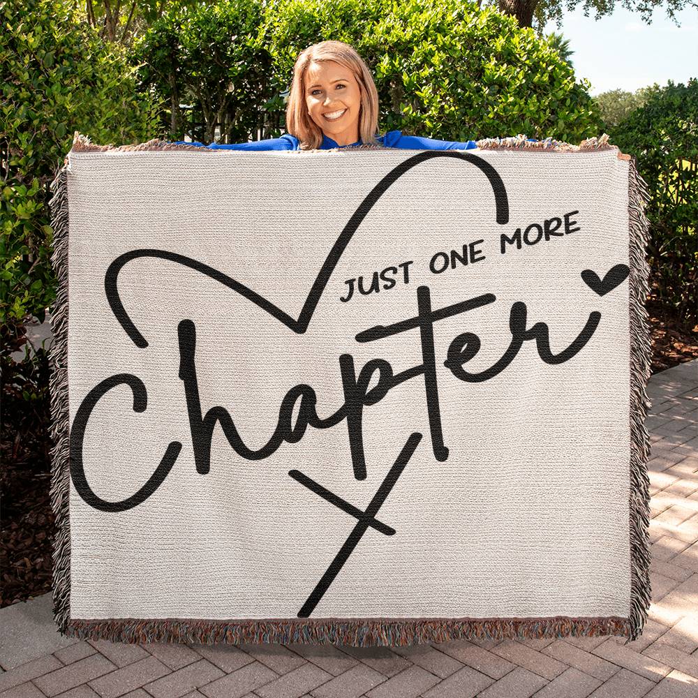 Almost Sold Out - Just One More Chapter Heirloom Woven Blanket