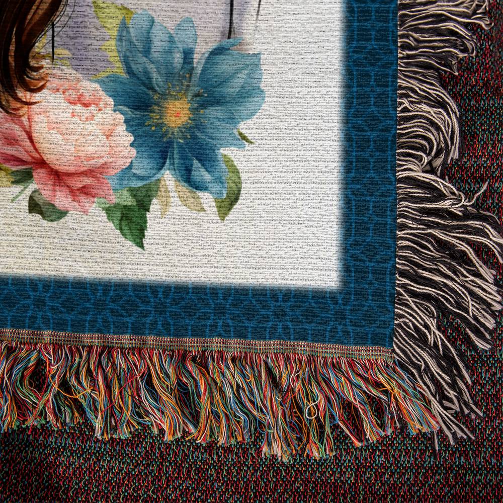 Almost Sold Out Personalized 'I Love You Mom Heirloom Woven Blanket'