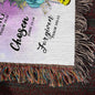 Almost Sold Out - God Says You Are Heirloom Woven Blanket