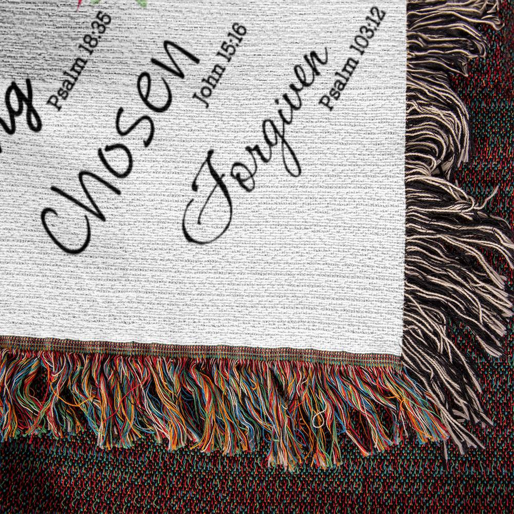 Almost Sold Out God Says You Are Bird Heirloom Woven Blanket