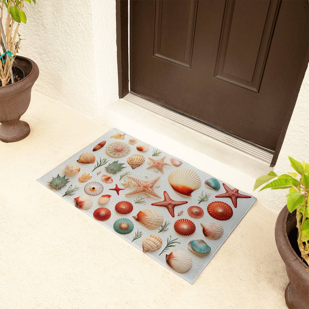 Fossil Trilobite Paleontology Heirloom Door Mat