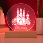 Personalized Castle Printed Acrylic Circle Plaque