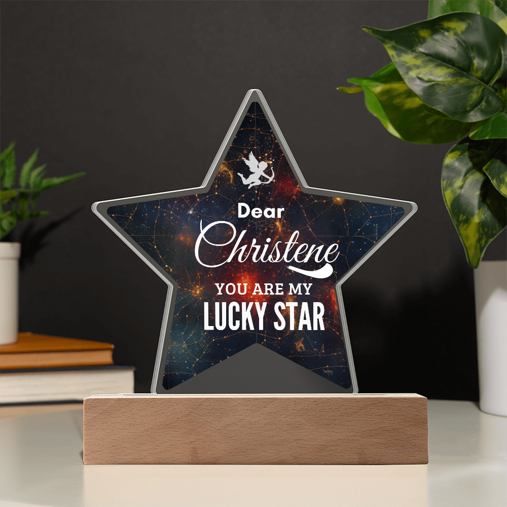 Daughter You Are My Lucky Star Acrylic Plaque