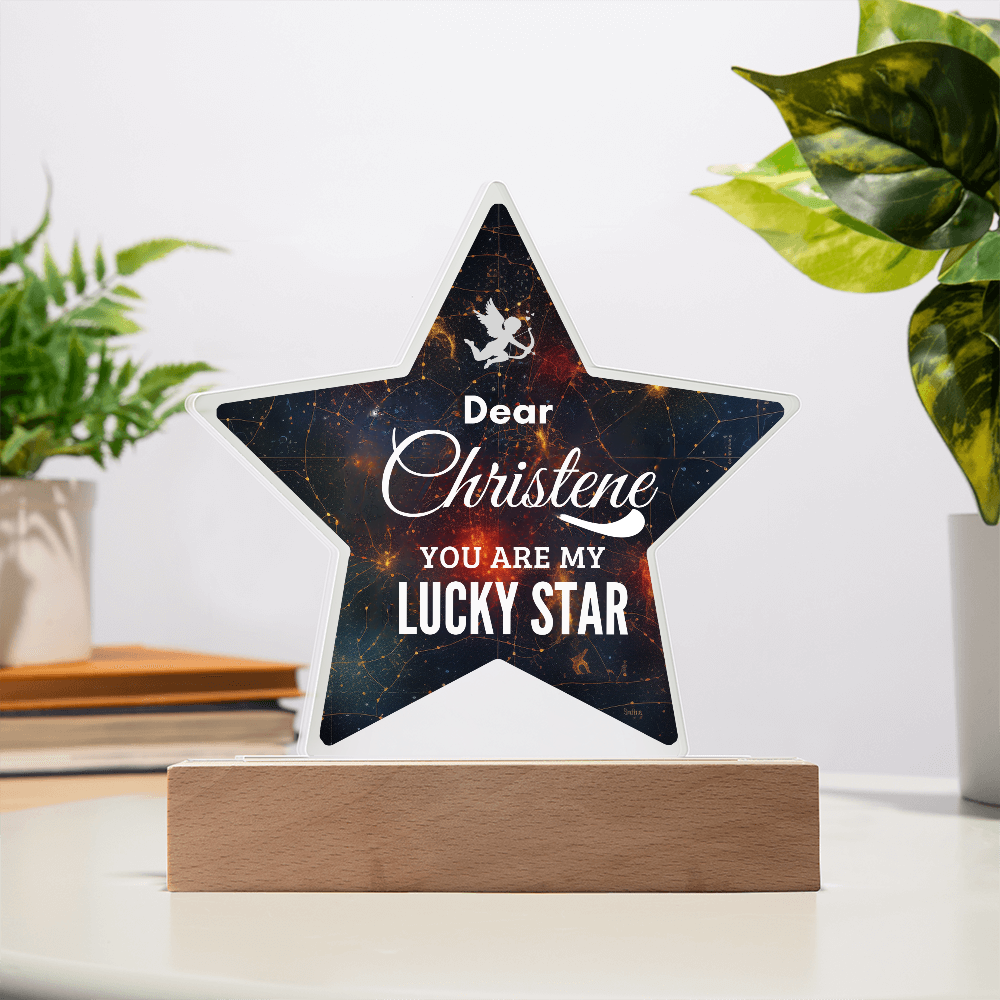Daughter You Are My Lucky Star Acrylic Plaque