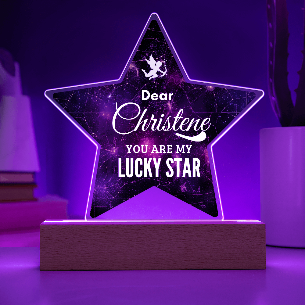 Daughter You Are My Lucky Star Acrylic Plaque